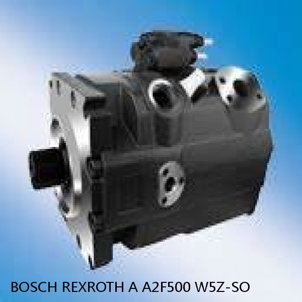 A A2F500 W5Z-SO BOSCH REXROTH A2F PISTON PUMPS #1 small image